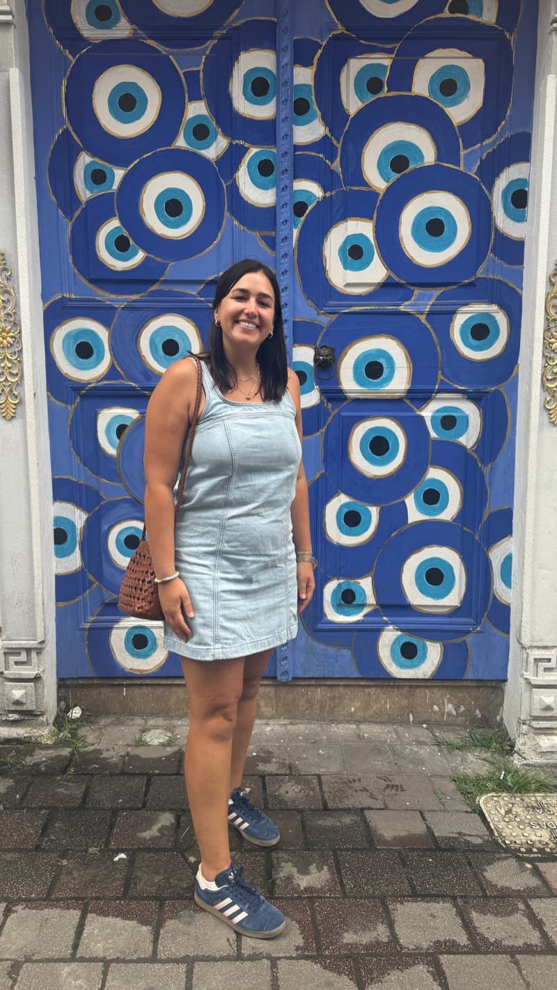 Photo of Natalie in Turkey, before Strika